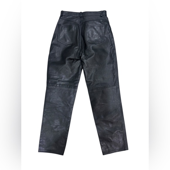 Vintage Genuine Leather Women’s Size 8 Limited Edition Straight Leg Pants - Picture 12 of 13